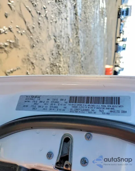 2018 Ram 1500 St z USA, uszkodzony, nr VIN 1C6RR7FT2JS236931